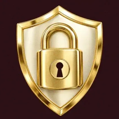 Shield with padlock — Amon
