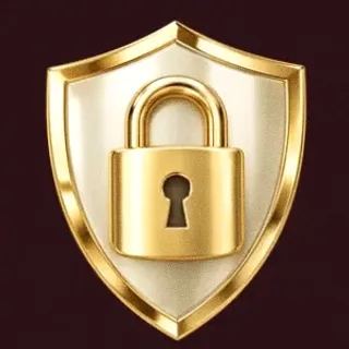 Shield with padlock — Amon