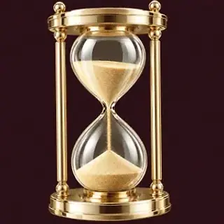 Ornate hourglass — Amon