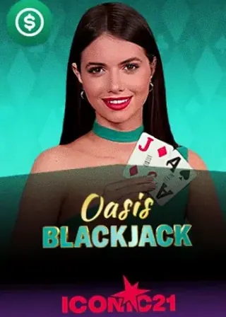 Oasis Blackjack live game cover
