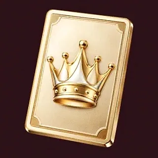 Crowned casino card — Amon